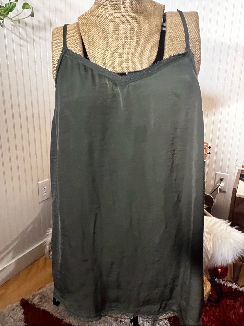 Olive Green tank top